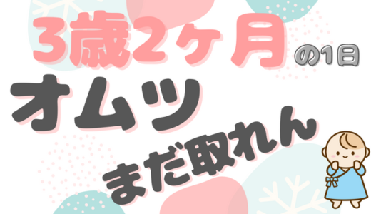 ワンオペ育児（幼稚園児）の大変だった日｜たくくん（3歳2ヶ月）ファミリーの1日のタイムスケジュール