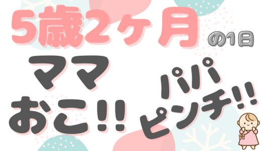 室内遊びは何する？朝昼晩ご飯は？｜みんみちゃん（5歳2ヶ月）ファミリーの1日のタイムスケジュール