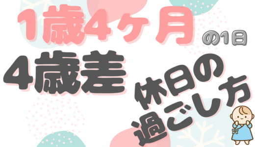 休日は弁当でお出かけ｜なーくん（1歳4ヶ月）ファミリーの1日のタイムスケジュール